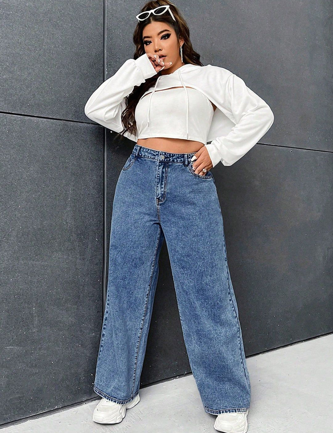 Kotty Wide Leg High-Rise Jeans