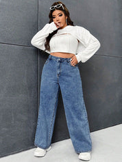 Kotty Wide Leg High-Rise Jeans