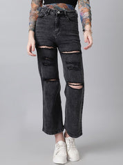 Kotty Women High-Rise Mildly Distressed Stretchable Jeans