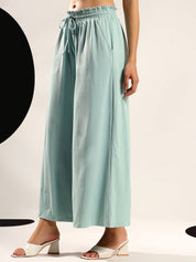 Kotty Women Relaxed Easy Wash Wide Leg Parallel Trousers