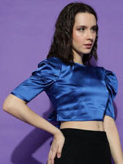 Kotty Women Solid Boat Neck Top