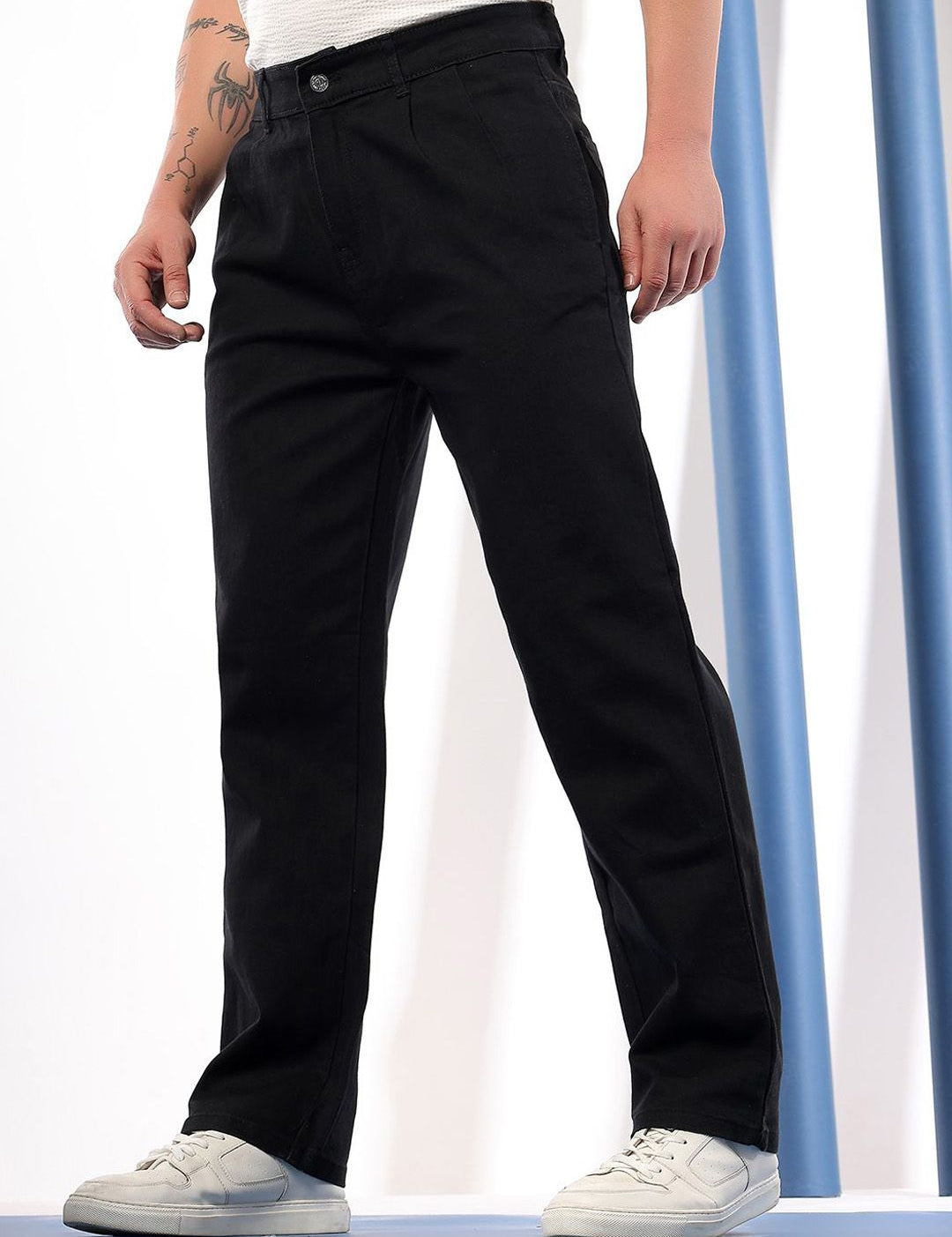 Kotty Men Comfort Regular Fit Mid-Rise Stretchable Jeans