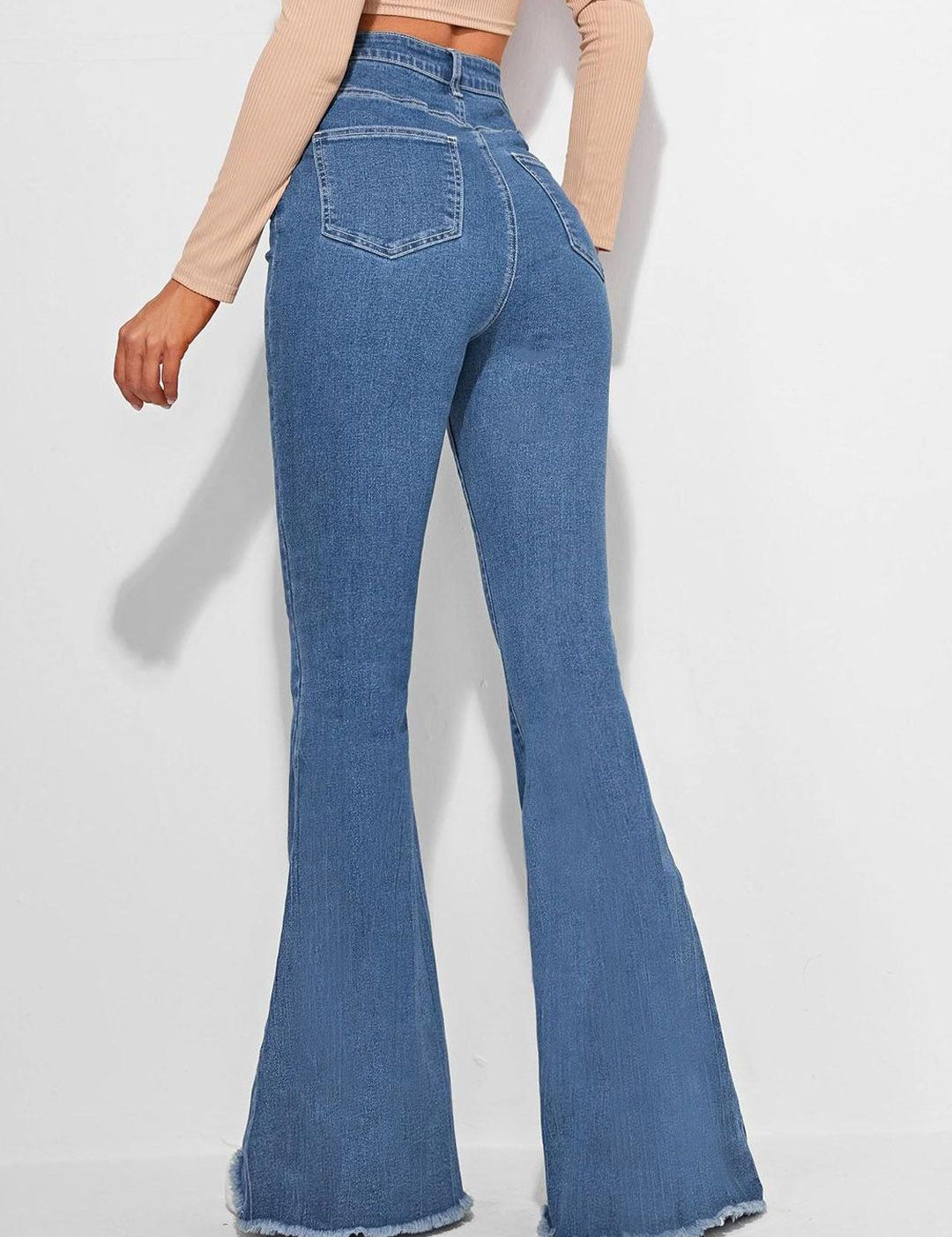 Kotty Women Bootilicious Bootcut High-Rise Stretchable Cotton Jeans