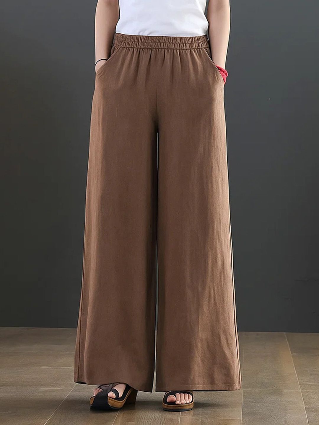 Kotty Women Loose Fit High-Rise RegularTrousers