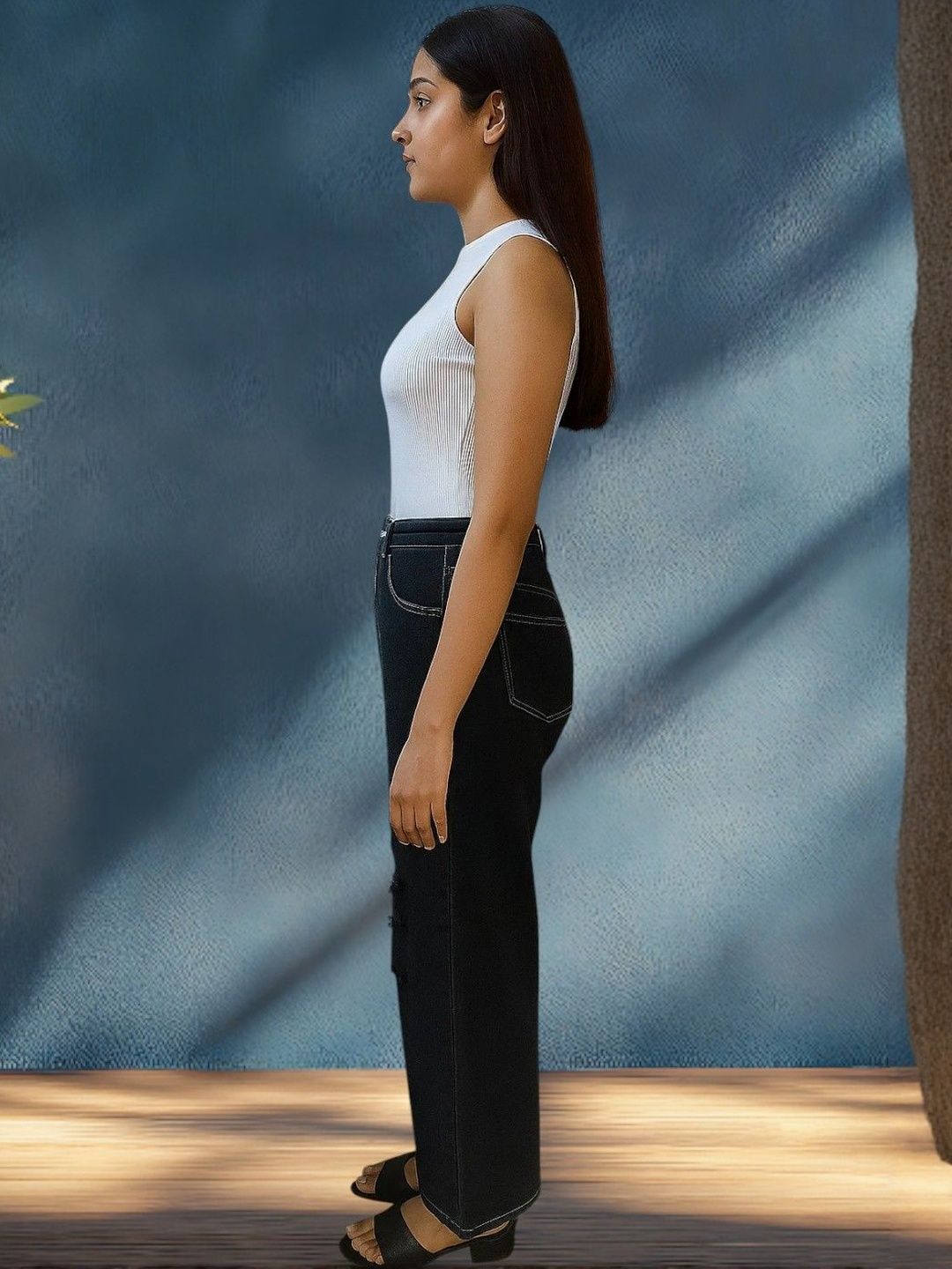 Kotty Women Regular Fit High-Rise Highly Distressed Stretchable Jeans