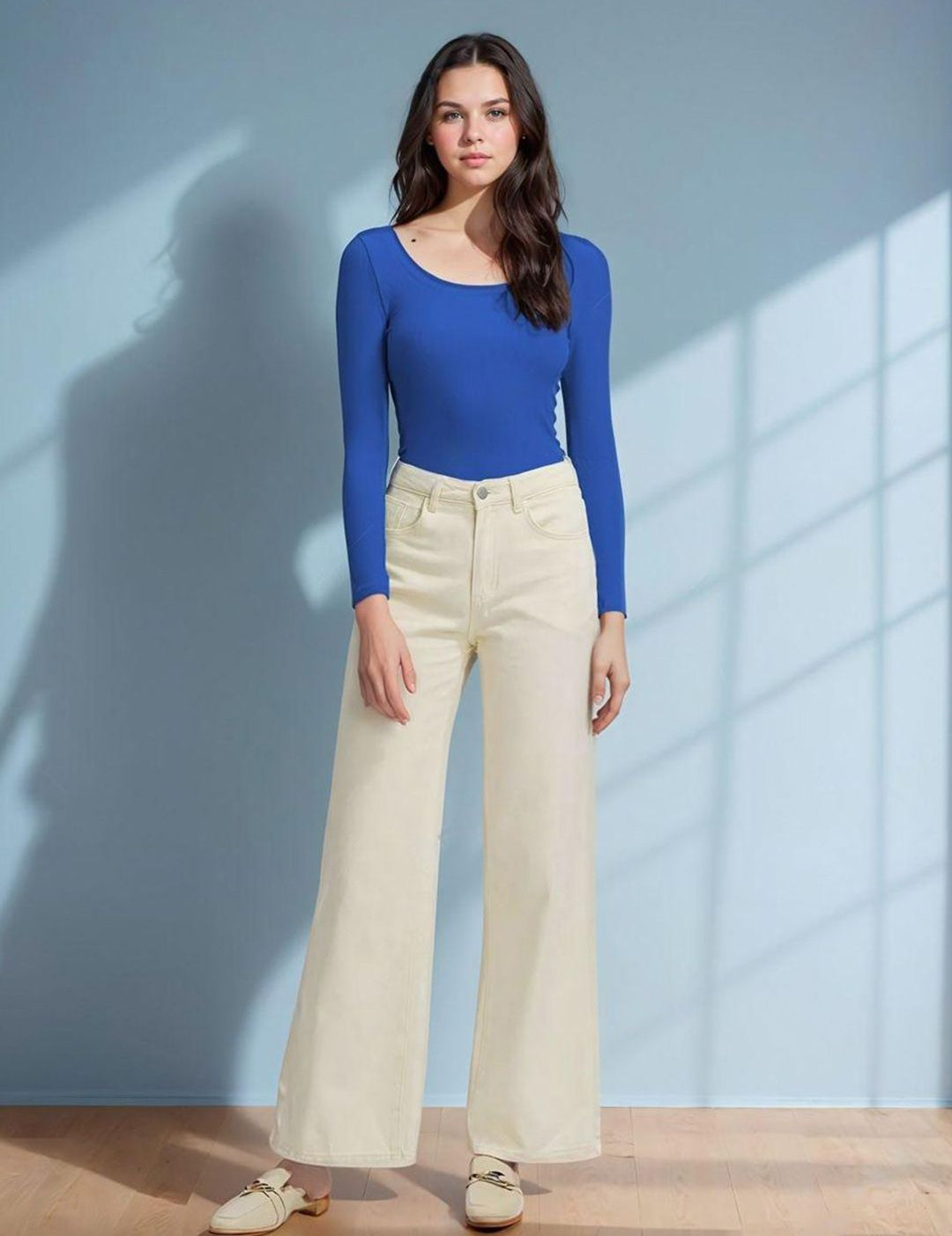 Kotty Women Solid Scoop Neck Top