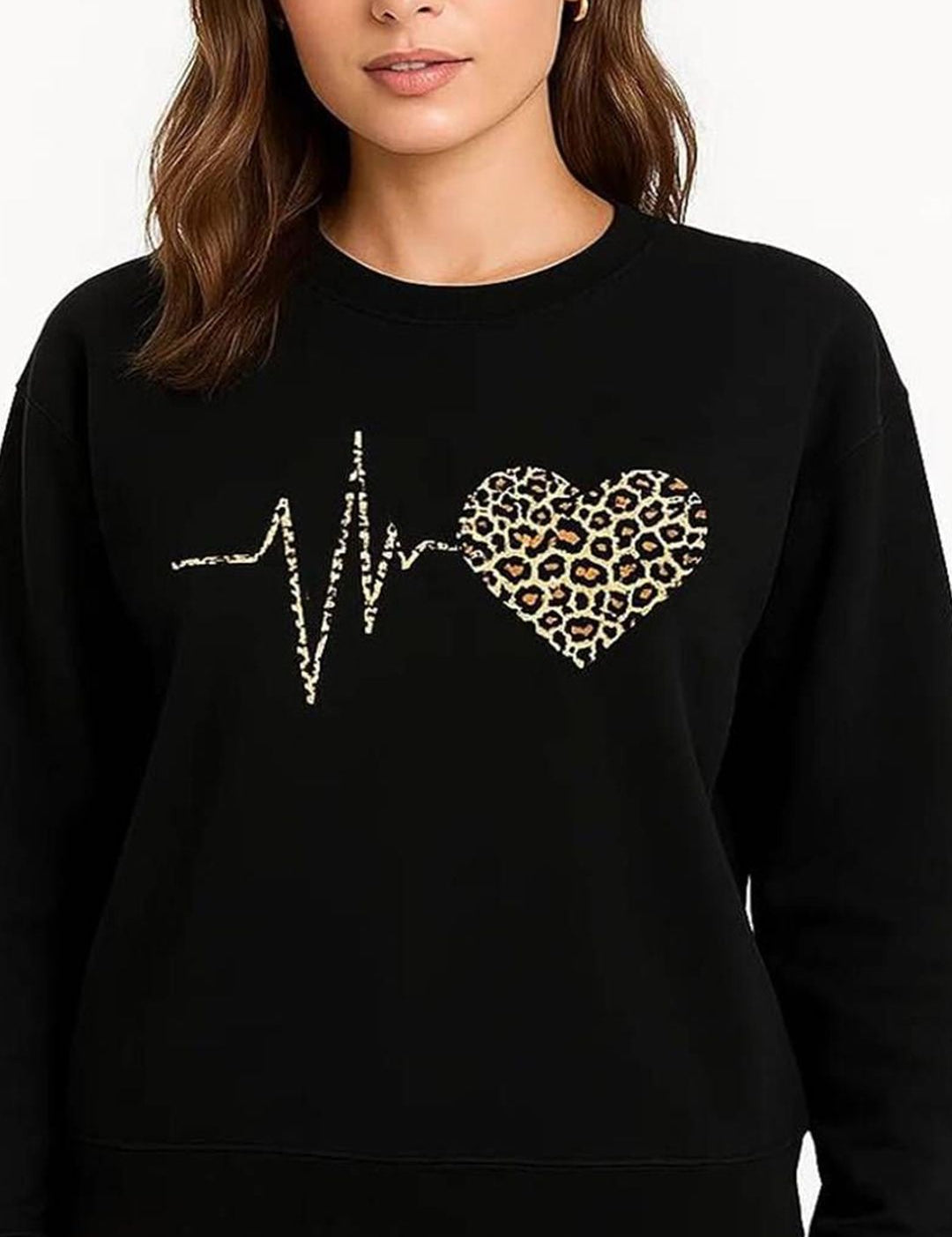 Kotty Women Printed Therma-Fit Pullover Sweatshirt