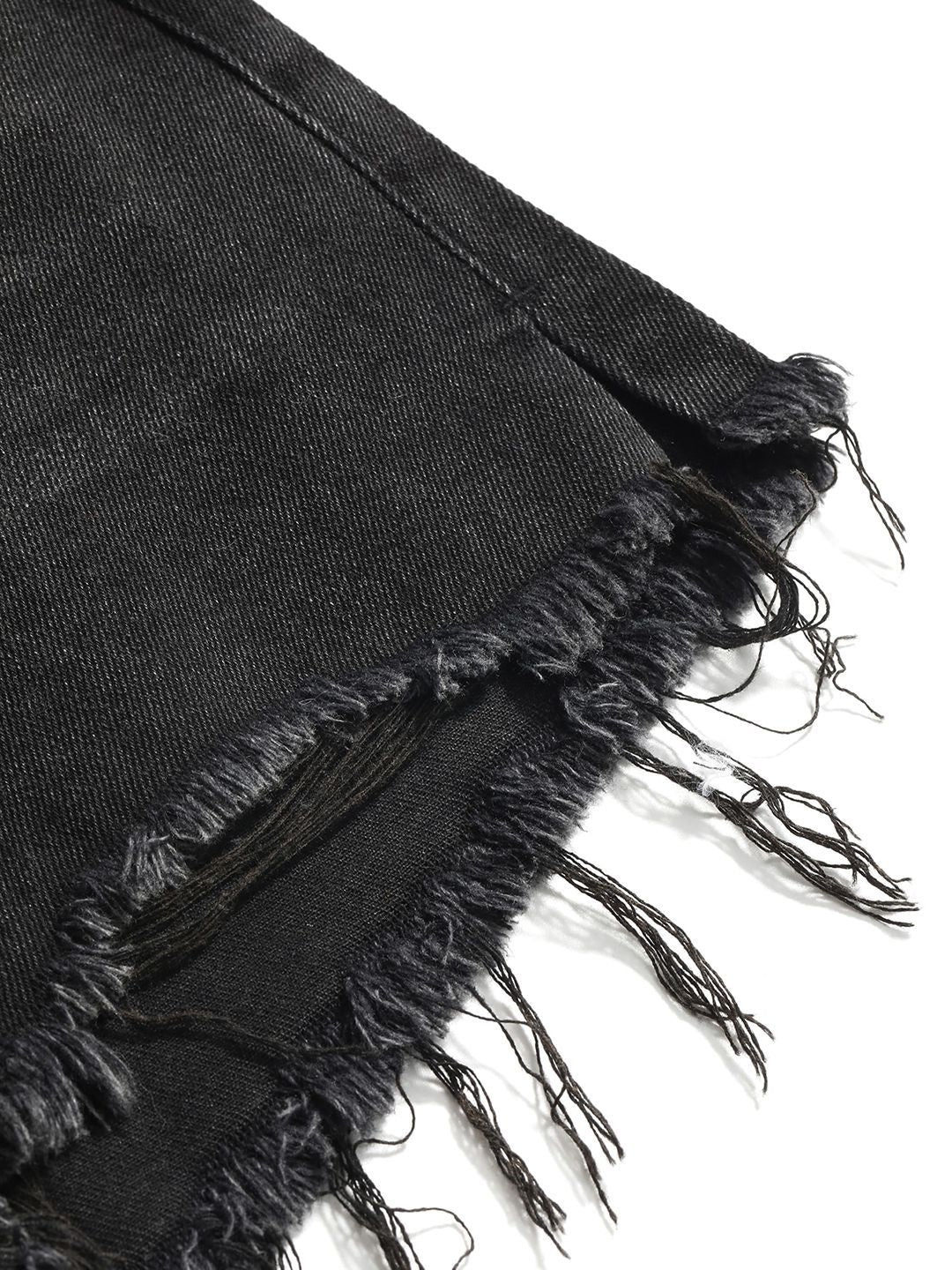 Kotty Women Solid High-Rise Denim Shorts