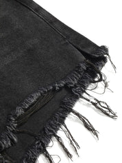 Kotty Women Solid High-Rise Denim Shorts