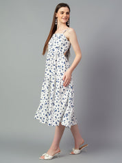 Kotty Women Conversational Printed Fit & Flare Midi Dress