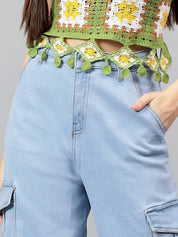 Kotty Women Straight Fit High-Rise Stretchable Jeans