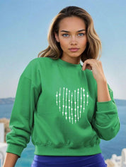 Kotty Women Graphic Printed Round Neck Sweatshirt