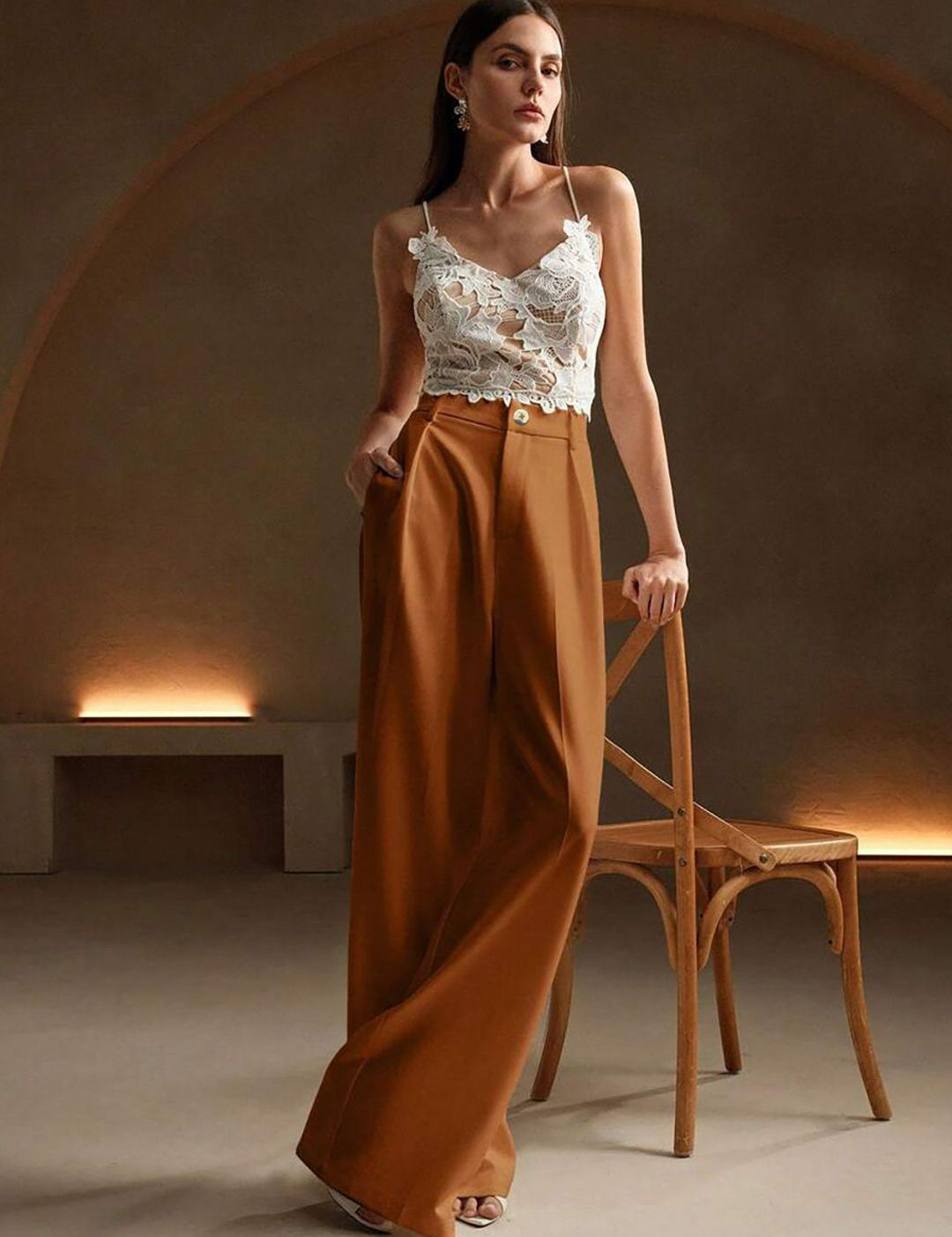 Kotty Women Relaxed High-Rise Formal Trousers