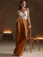 Kotty Women Relaxed High-Rise Formal Trousers