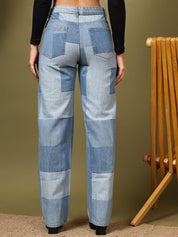 Kotty Women Straight Fit High-Rise Stretchable Jeans