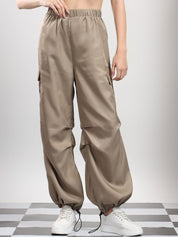 Kotty Women High-Rise Parachute Trousers
