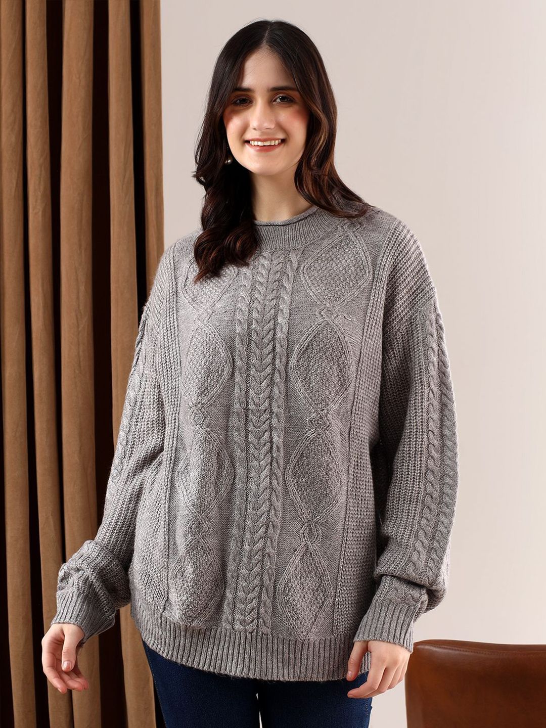 Kotty Women Cable Knit Pullover