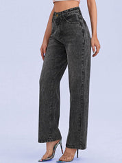 Kotty Women Jean Straight Fit High-Rise Stretchable Jeans