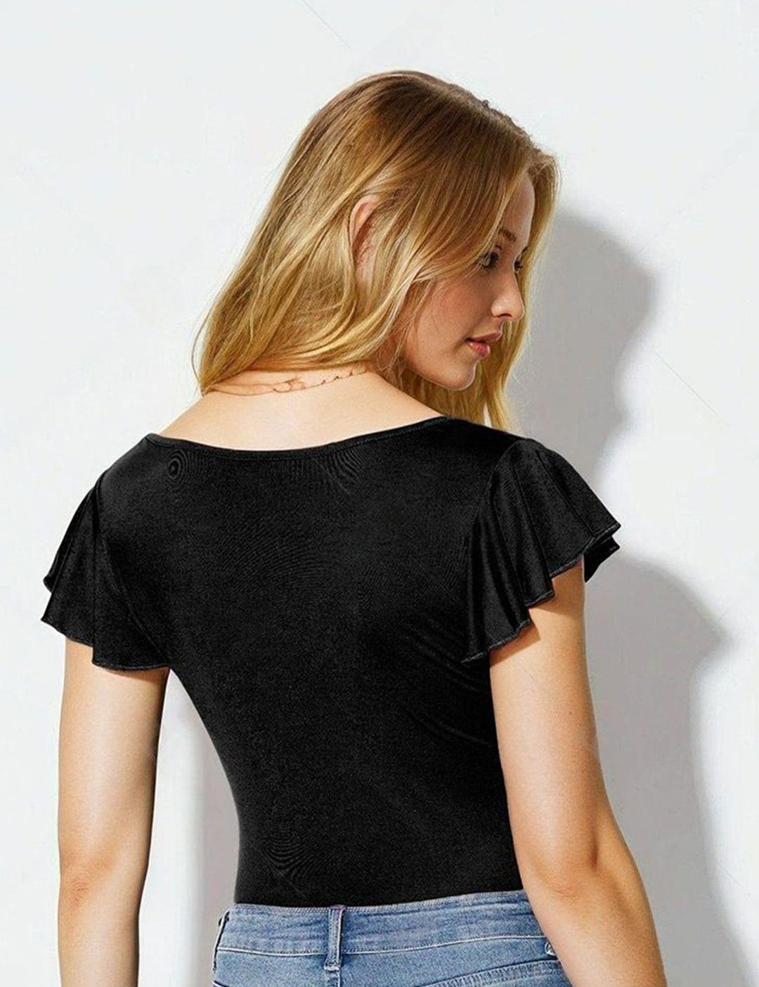 Kotty Women Solid Scoop Neck Top