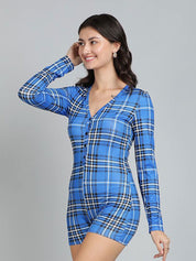 Kotty Checked Basic Jumpsuit
