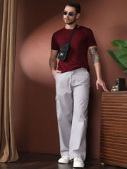 Kotty Men Relaxed Easy Wash Cargos Trousers