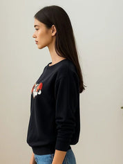 Kotty Women Graphic Printed Full Sleeves Sweatshirt