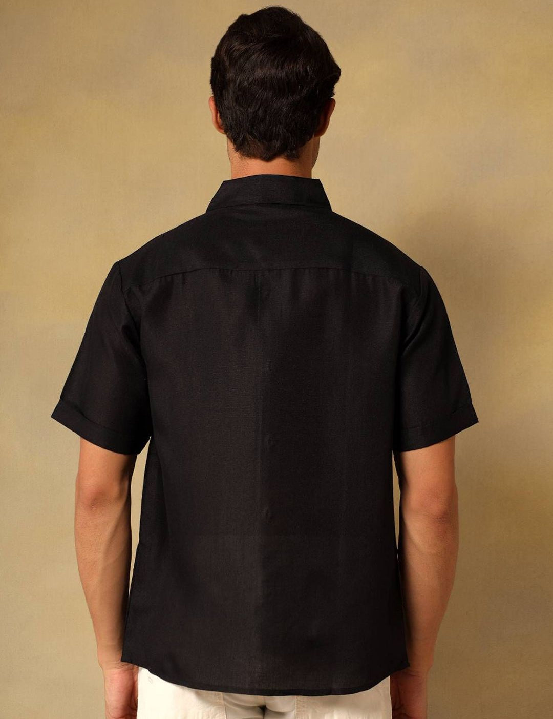 Kotty Comfort Spread Collar Linen Regular Fit Shirt