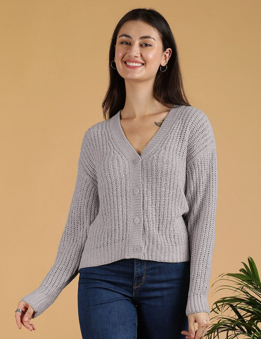 Kotty Women V-Neck Cardigan