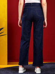 Kotty Women Jean Straight Fit High-Rise Stretchable Jeans