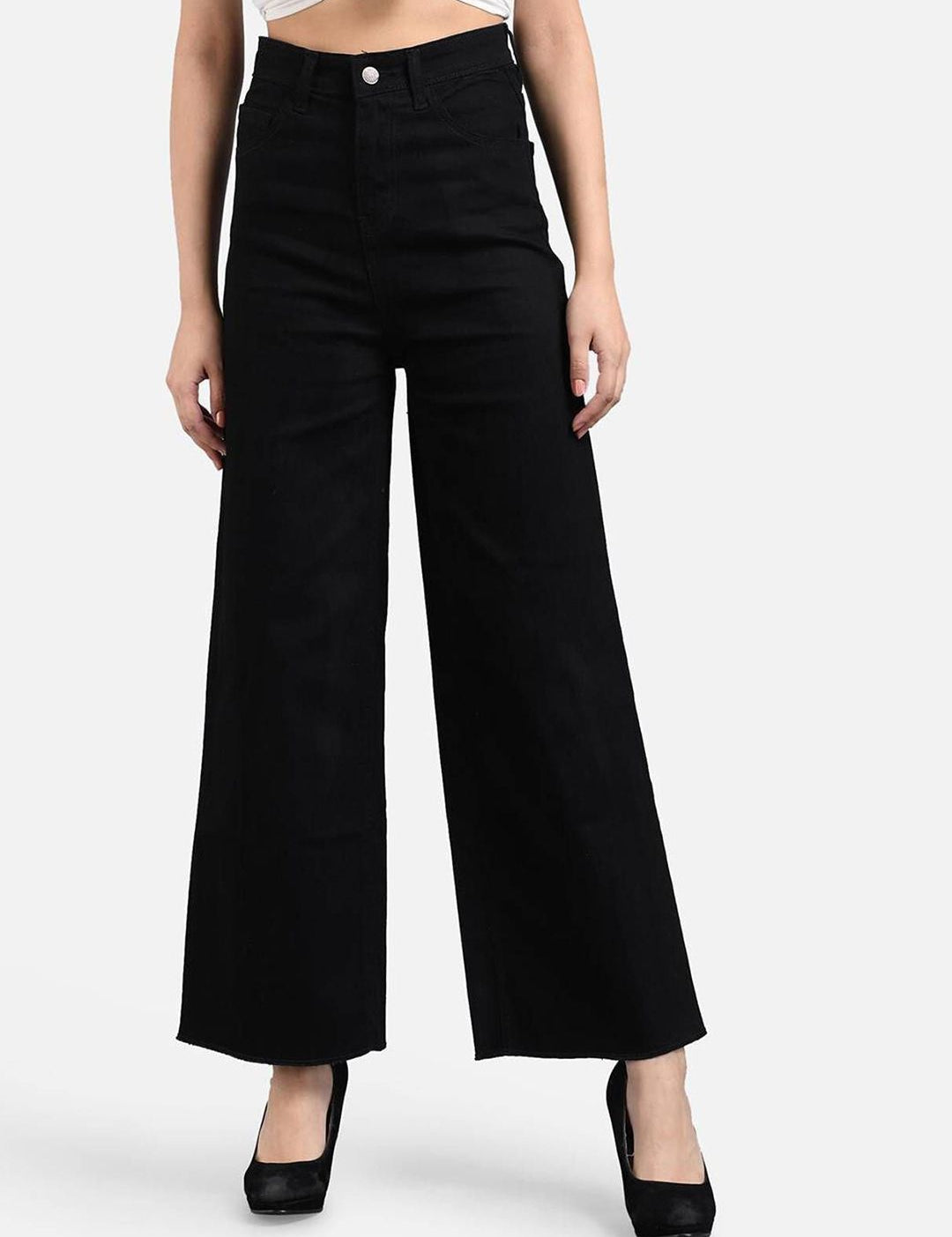 Kotty Women Wide Leg High-Rise Stretchable Jeans