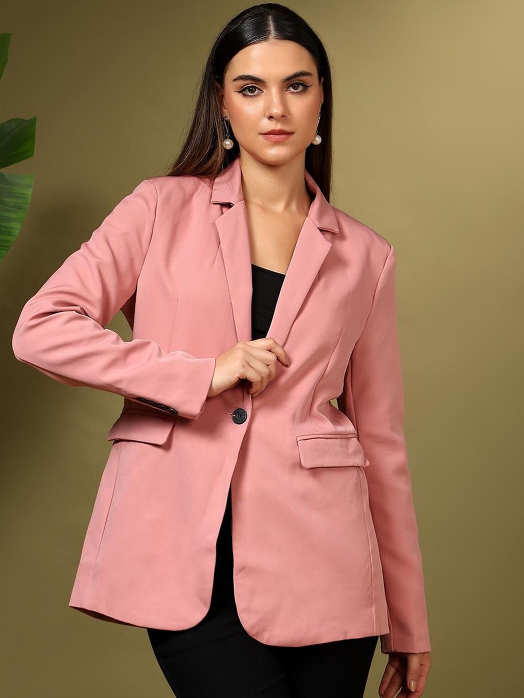 Kotty Notched Lapel Single Breasted Blazer