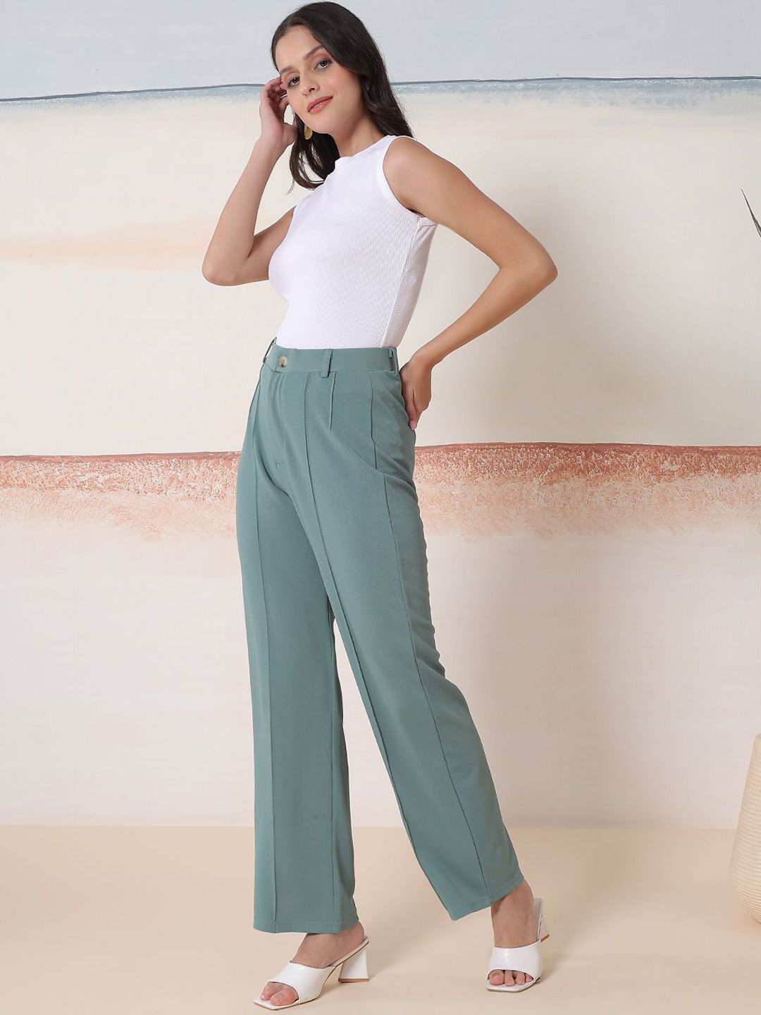 Kotty Relaxed Fit Round Neck Top With Trouser Co-Ords