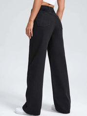 Kotty Women Jean Wide Leg High-Rise Stretchable Jeans