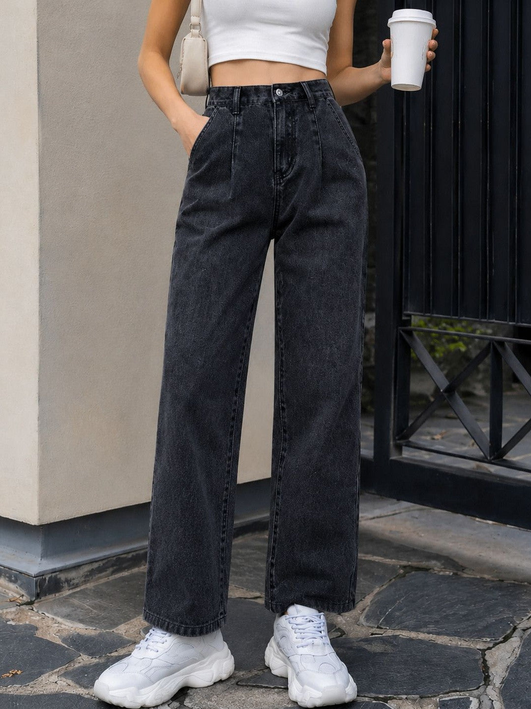 Kotty Women Black Jean Slim Fit Stretchable Jeans