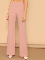 Kotty Women Relaxed High-Rise Flared Trousers 