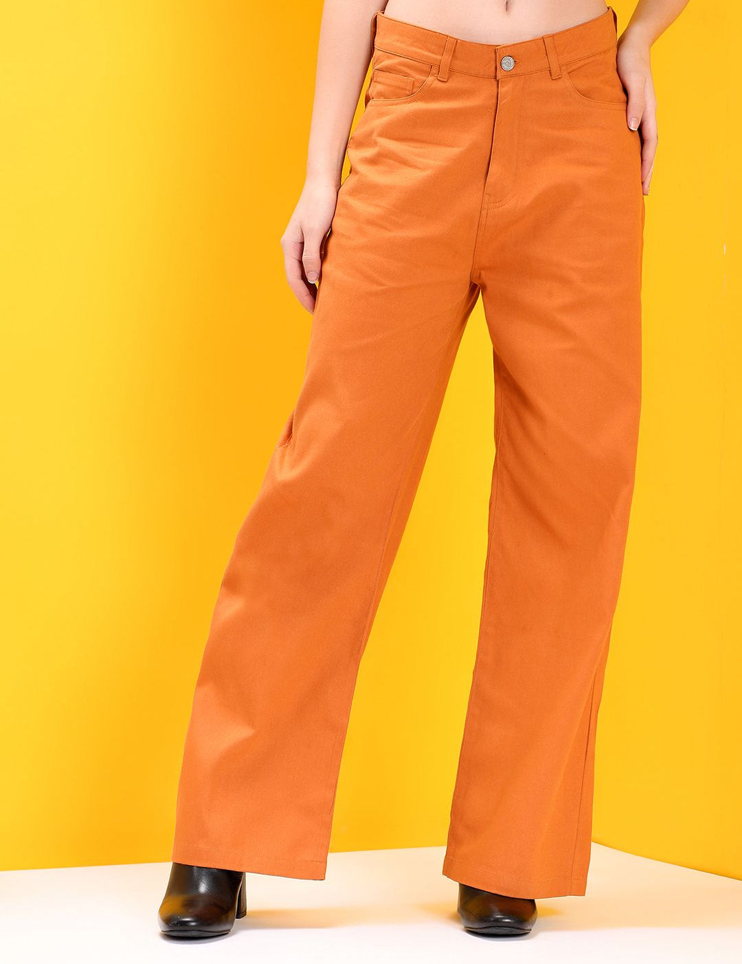 Kotty Women Jean Straight Fit High-Rise Stretchable Jeans