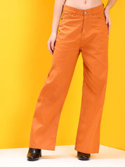 Kotty Women Jean Straight Fit High-Rise Stretchable Jeans