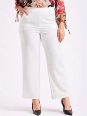 Kotty Women Straight Fit High-Rise Trousers