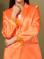 Kotty Notched Lapel Single Breasted Blazer