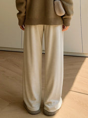 Kotty Women Relaxed Straight Leg Loose Fit High-Rise Trousers