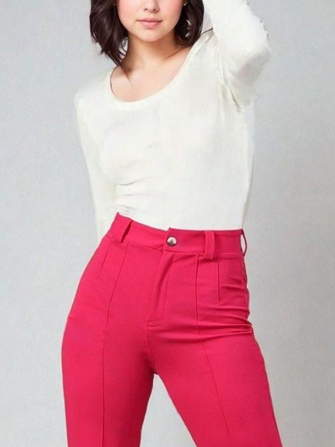 Kotty Scoop Neck Long Sleeves Thermal T-shirt With Trousers