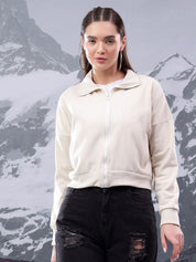 Kotty Women Shirt Collar Front-Open Therma-Fit Sweatshirt