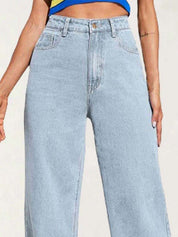 Kotty Women Straight Fit High-Rise Stretchable Jeans