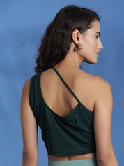 Kotty Women Solid One Shoulder Top