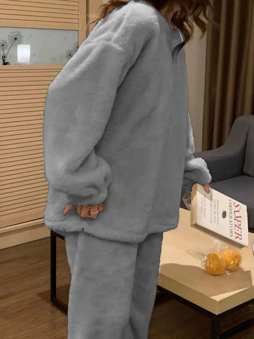 Kotty Women Round Neck Top With Pyjamas