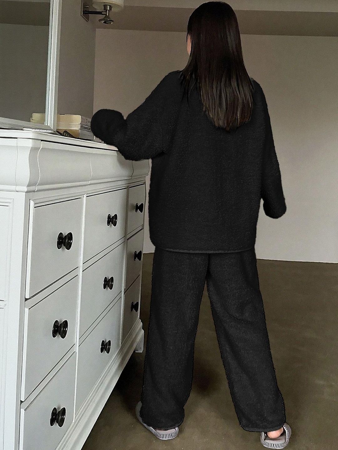 Kotty Polo Collar Sweatshirt with Trousers 