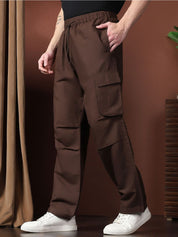 Kotty Men Relaxed Easy Wash Cargos Trousers