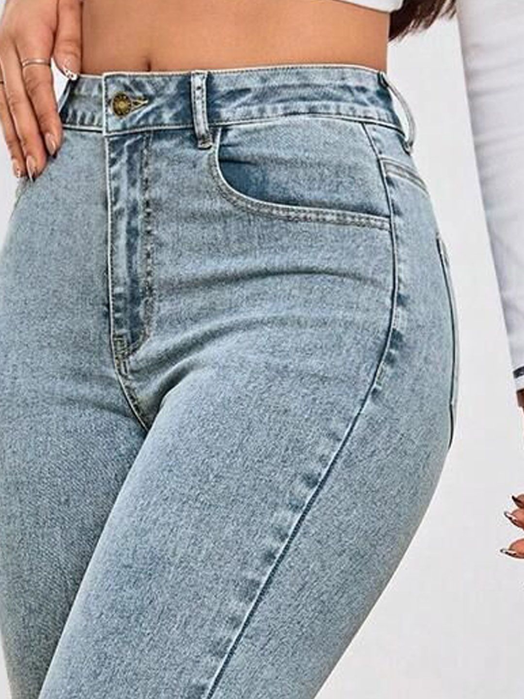 Kotty Women Bootilicious Bootcut High-Rise Cotton Jeans