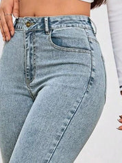 Kotty Women Bootilicious Bootcut High-Rise Cotton Jeans