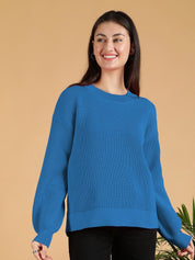 Kotty Women Cotton Ribbed Pullover